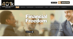 Desktop Screenshot of 401kgeneration.com